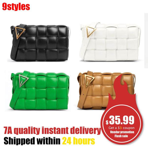 

1:1 bvb padded cassette woven clutch bags crossbody patent leather bag shoulder cleo vntage totes hobo handbags women's mens travel poc
