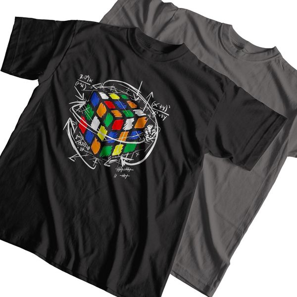

men's tshirts coolmind 100 cotton magic square printing t shirt casual men's tshirt for tee shirts 230417, White;black