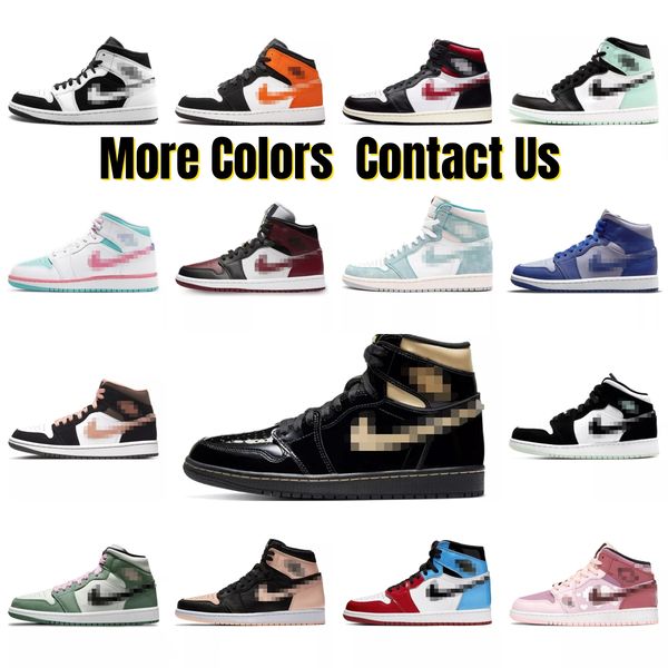 

1s basketball shoes jordens 1 men air women black white heritage bred patent university blue hype royal dark mocha shadow mens trainer sport