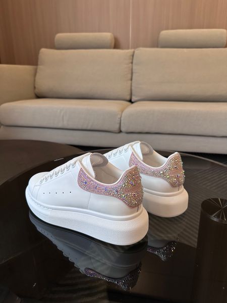 

designers oversized sneakers casual shoes white black leather velvet espadrilles trainers mens women flats lace up platform 0628