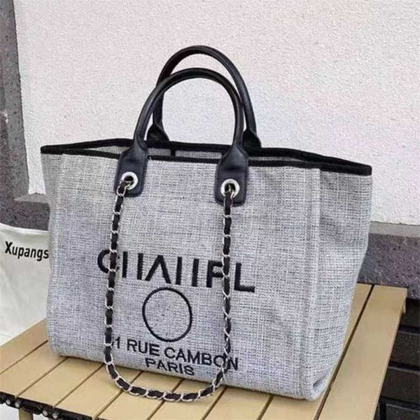 

60% off women's luxury handbags beach canvas embroidered chains bag small large female pack backpack 53tn