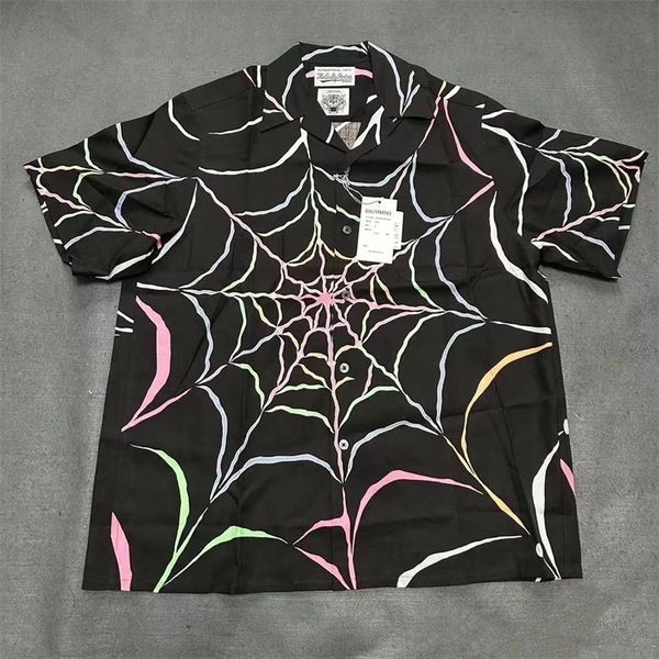 

colorful shirt men women quality hawaiian shirts tee, White;black