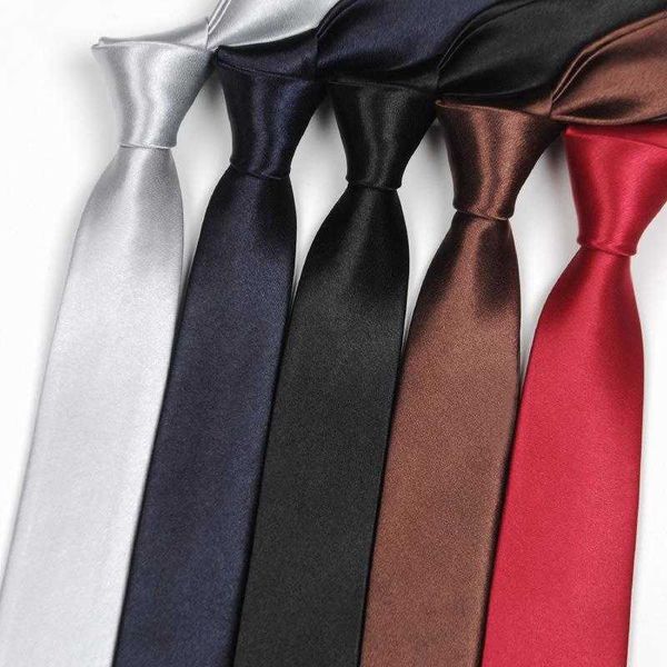 

korean mens narrow tie student plain fashion satin small necktie wholesale, Blue;purple