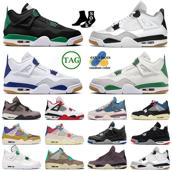 

2023 military black jumpman 4 4s black canvas black green pine green angeles dodgers sail motorsport motorsport white oreo seafoam mens wome, White;red
