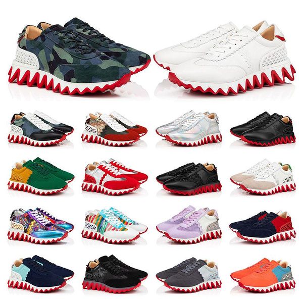 

2023 men women casual shoes luxury designers shark sports sneakers genuine leather rivet sharks black red mens sport fashion trainers walkin