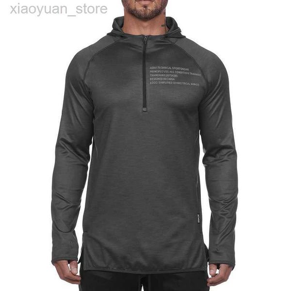 

men's jackets men's running jacket with hood gym sports blouse and running training hooded bodybuilding and workout, Black;brown