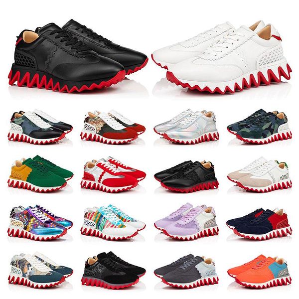 

2023 men women casual shoes luxury designers shark sports sneakers genuine leather rivet sharks black mens sport fashion trainers walking bi