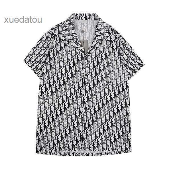 

casual 2022 designer spring summer shirts leather shirt letters tee men women cotton 5 m1su, White;black