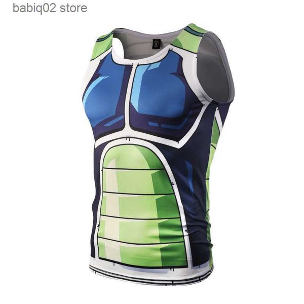 

men' tank begita 3d printed sleeveless tshirts men compression shirt cosplay come quick dry fitness sports clothes short sleeve t230, White;black