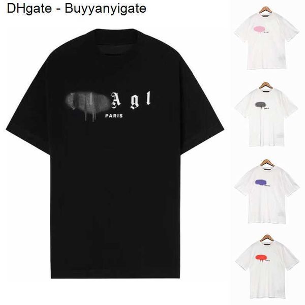 

palms mens t shirt angels summer womens designers t shirts luxurys letter cotton tshirts clothing polos short sleeve high-quality tees, White;black