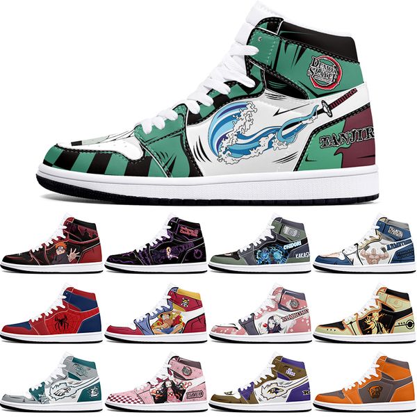 

DIY classics customized shoes sports basketball shoes 1s men women antiskid anime fashion customized figure sneakers 36-48 321797