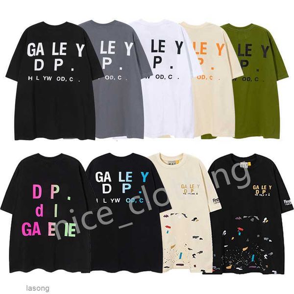 

mens galleryes shirts depts t designer shirt luxury shirt womens ees brand short sleeve hip hop streetwear ops summer clothing clothesiym4, White;black