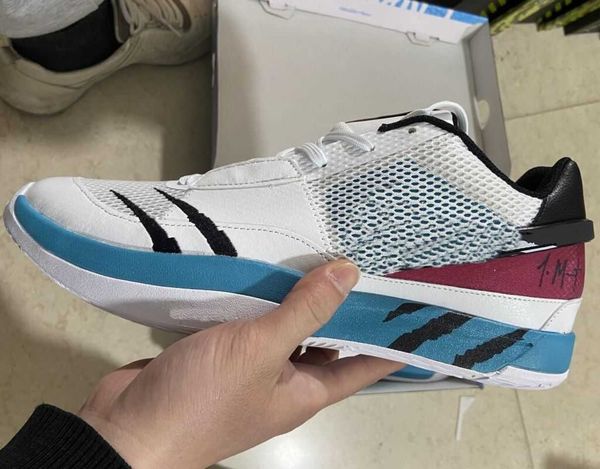 

men grade school ja morant 1 midnight scratch white basketball shoes for women sale kids sneakers with box us4-us12 zwsn, Black