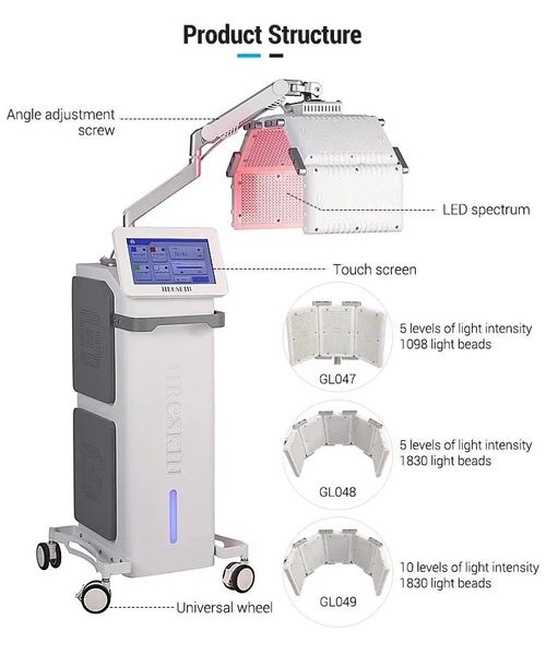 

manufactory price pdt therapy led skin rejuvenation reduce wrinkle red light blue infra red pn pdt facial therapy 4 colors flexible machine