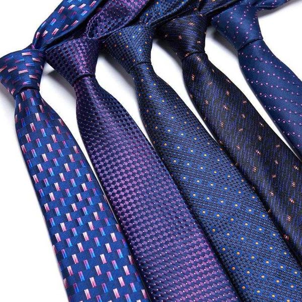 

guangzhou plaid polka dot tie formal wear business work casual for men, Blue;purple