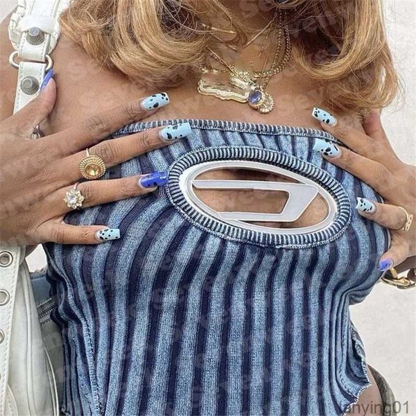 

tube tanks womens knitted strapless vest design hollow letter camis for lady, White