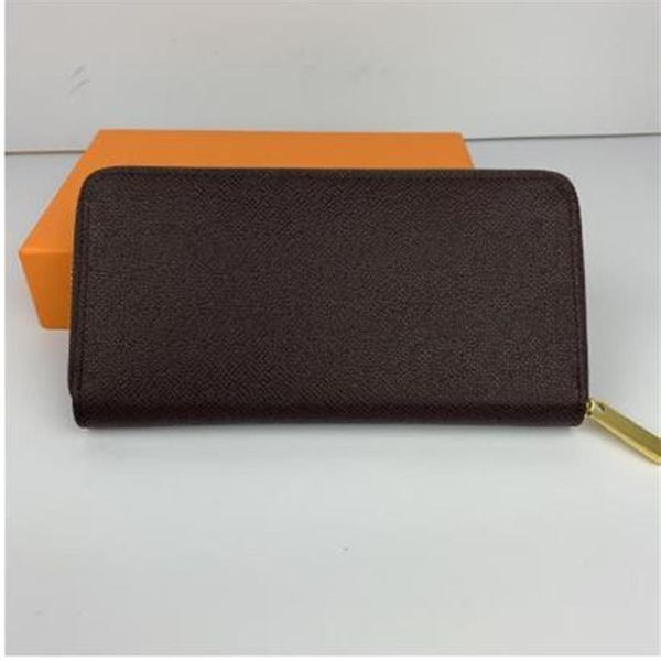 

with box women man real leather purse wallet card holder classic zipper wallet221a, Red;black