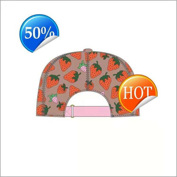

20232strawberry baseball caps man's cotton cactus classic letter ball caps summer women sun hats outdoor adjustable snapback cap girl&#, Blue;gray