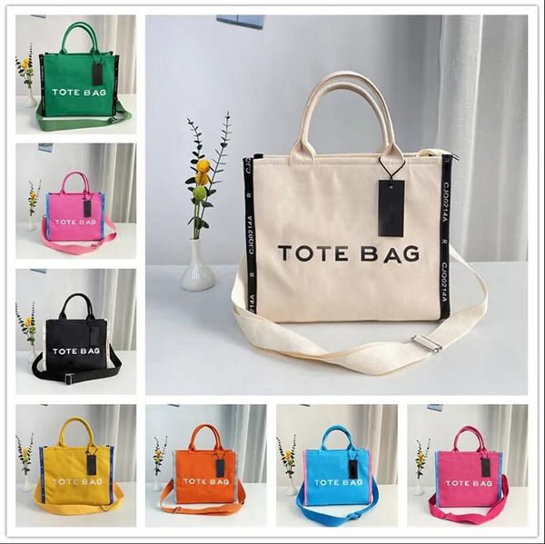 

the leather tote bag marc womens handbag debossed signature branding totes bags shoulder crossbody colorblock bags canvas large purses jobob