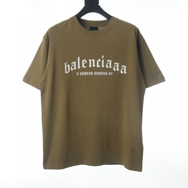 

men's plus tees & polos round neck embroidered and printed polar style summer wear with street pure cotton t-shirts 2wwd, Black;brown