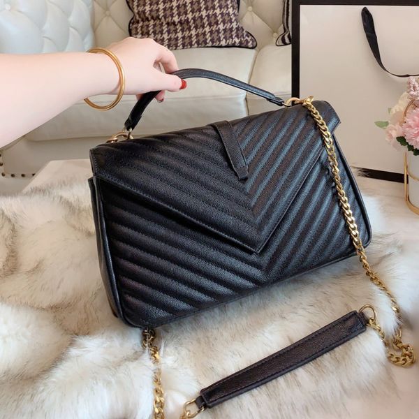 

lady shoulder messenger crossbody tote wallet chain bag handbags totes clutch flap square backpack purses women luxurys designers bags handb