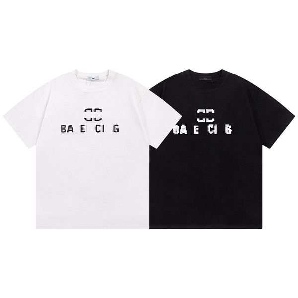 

fashion mens t shirts men women bal t shirt designers casual shirts luxury shorts tshirts essentail chest print letter essentiel t-shirt us, White;black