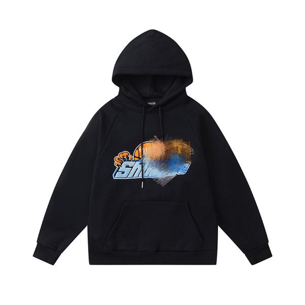 

sweatshirts mens hoodies high embroidered women trapstar london shooters hooded tracksuit pullovers, Black