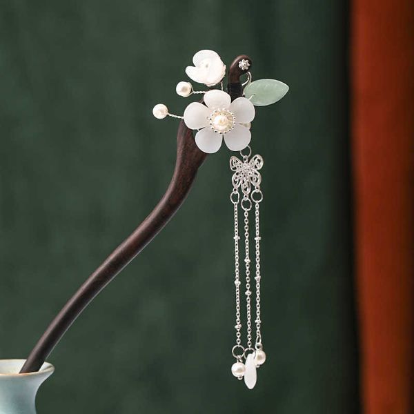 

hairpins wood hair sticks vintage flower hair chopsticks hanfu hairpin chinese style hairpins hairpiece for women hair accessories w0417, Golden;silver