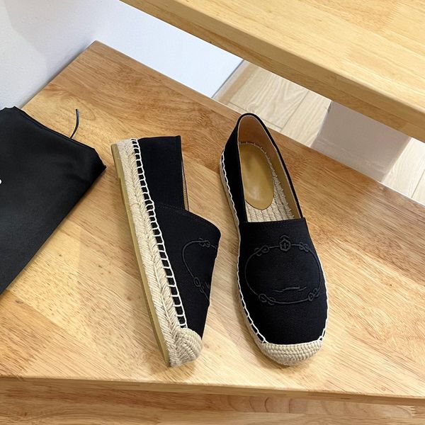 

embroidered lettering linen slip on espadrilles shoes jute sole spring flats loafers hand made luxury designers shoe women's casual lux, Red;white
