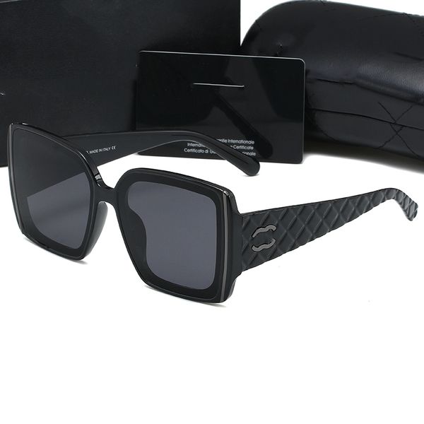 

ch6612 sunglasses for women men designer summer shades polarized eyeglasses big frame black vintage oversized sun glasses of women male, White;black