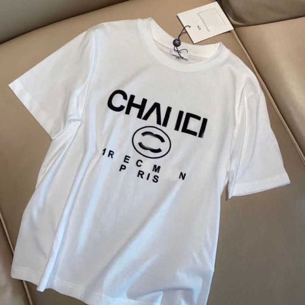 

luxury men's fashion t shirt ch brand tees women t-shirt designer paris trendy letter print couple summer short sleeve cotton t-shirts, White;black