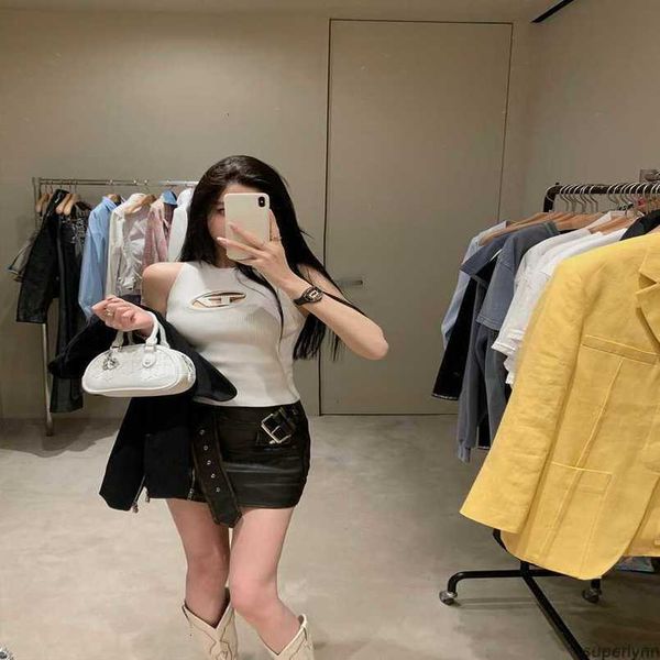 

women tanks diesel black fashion designer t shirt tank letter print short sleeve round neck s 4s4u, White