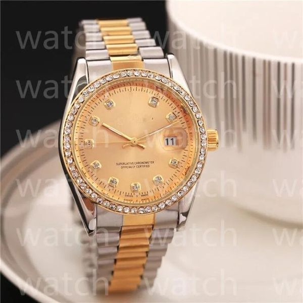 

2023 new brand famous rolexs watches mens womens watch steel band wrist men sports women 27, Black;brown