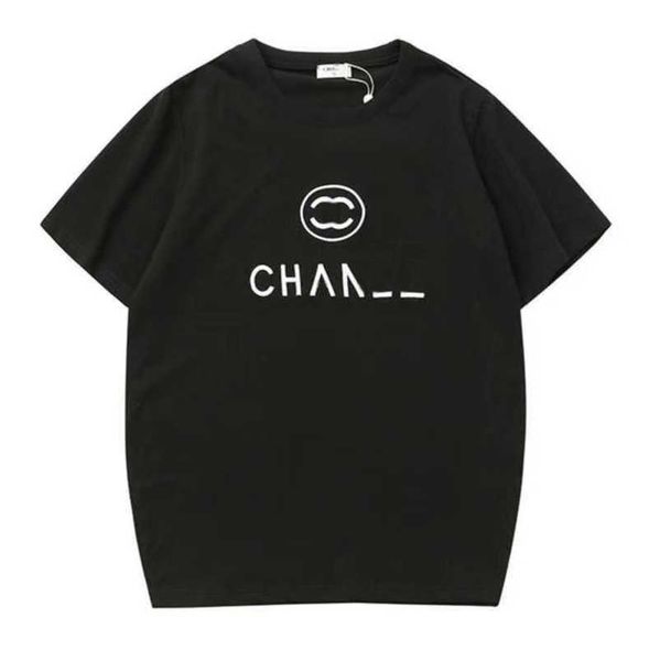 

luxury classics men's t shirt ch brand tees women t-shirt designer paris trendy letter print couple summer short sleeve cotton t-shirt, White;black