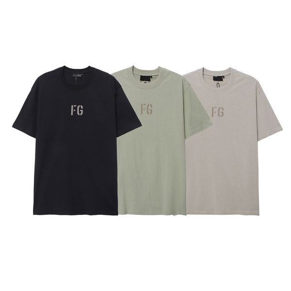 

2023 ess t shirt men women designer shirt couples clothing cotton stereo printing shirts s-xl, White;black