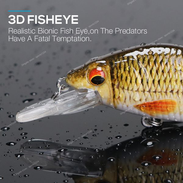 

5pcs floating minnow wobblers fishing lure set 5cm/7cm/9cm minnow lures hard bait for pike crankbaits fishing tackle box fishingfishing lure