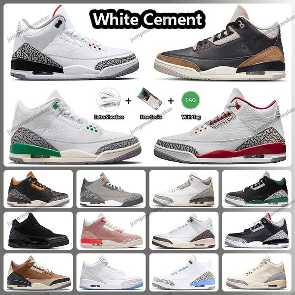 

jumpman 3 white cement basketball shoes lucky green archaeo brown a ma maniere unc black gold pine green muslin infrared 23 dark mocha 3s sn