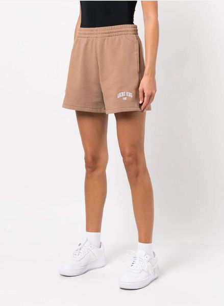 

23ss anine bing women designer shorts sport shorts classic letter embroidery cotton pants fashion casual short trouser for woman, White;black