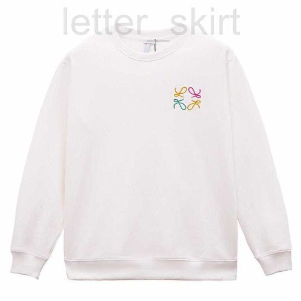 

men's hoodies & sweatshirts luxuriousdifferentiate market high version lyw color embroidered long-sleeved sweater os oversized loose fo, Black