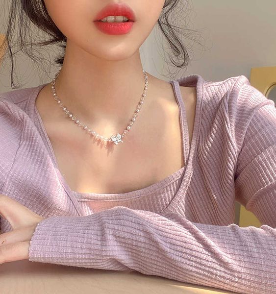 

pendant necklaces antique pearl chain necklace with butterfly pendant charms silvery neck jewelry for women party gift accessories jewelry z, Silver