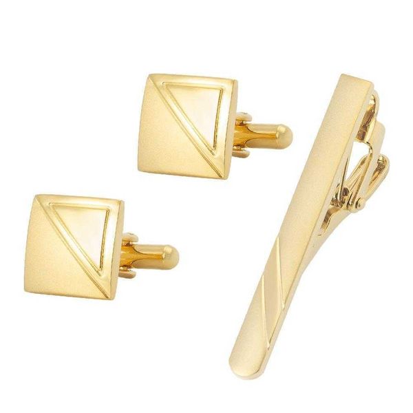 

square half plating sandblasting tie cufflinks mens suit, Silver;golden