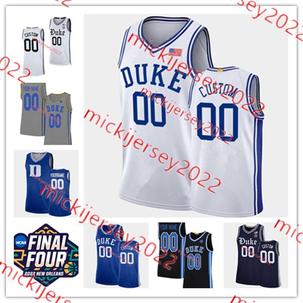 

marvin bagley iii trevon duval basketball jersey jahlil okafor 12 justise winslow 5 tyus jones college jerseys custom stitched mens youth, Black