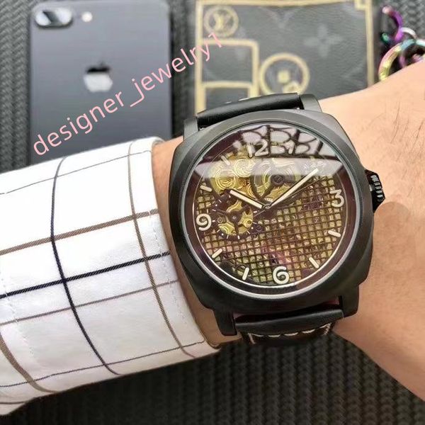 

2022the new fashionable 3-pin mechanical explosion elegant men's watch fully automatic mechanical movement mineral crystal mirror, Slivery;brown