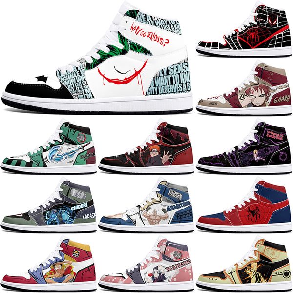 

DIY classics customized shoes sports basketball shoes 1s men women antiskid anime cool fashion customized figure sneakers 357242