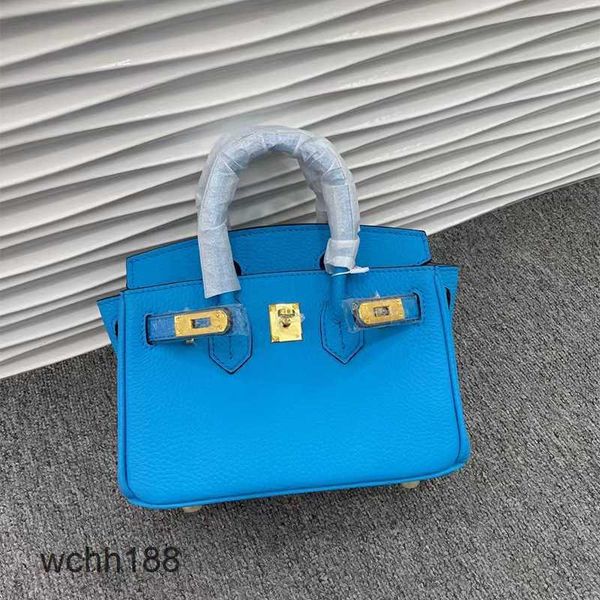 

lychee blue cow designer bag leather birkins grain handbags layer burkins bags women's 2023 soft handbag single shoulder messenger xd3o