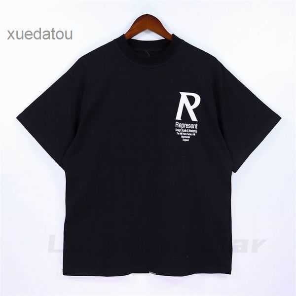 

t 2023 mens represents team shirts summer women designers tshirts loose tees fashion brands man s casual shirt luxurys clothing street clot, White;black