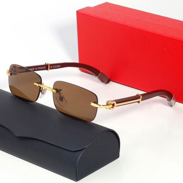 

mens designer sunglasses woman fashion man carti glasses luxury brand cross buckle frame personality same plate uv400 with case sonnenbrille, White;black