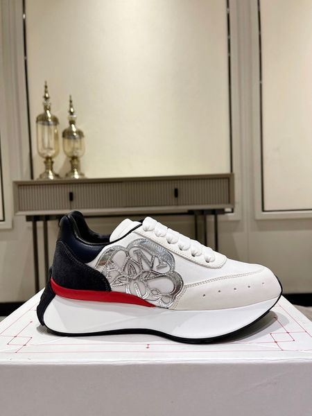 

2023 designer sneakers men women platform casual shoes season shades flats trainers brand classic outdoor shoe 0414, Black