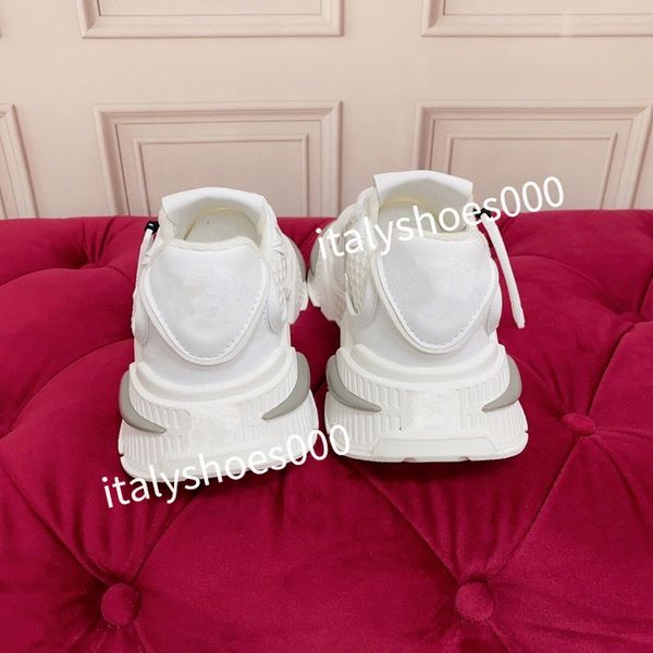 

fashion designer sneakers mens casual shoes platform loafers trainers triangle shoes black leather shoes