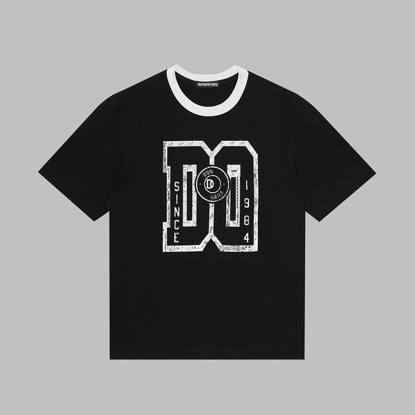 

dsq phantom turtle mens designer t shirt italian milan fashion logo print t-shirt summer black white t-shirt hip hop streetwear 100% cotton, White;black